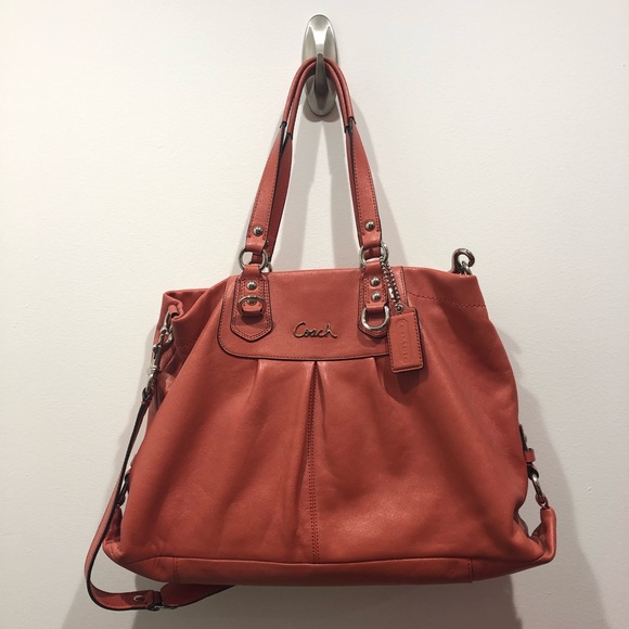 Coach Handbags - Pink Leather Coach Handbag